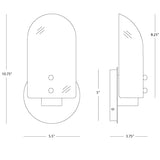 Vienna wall sconce by Robert Abbey 