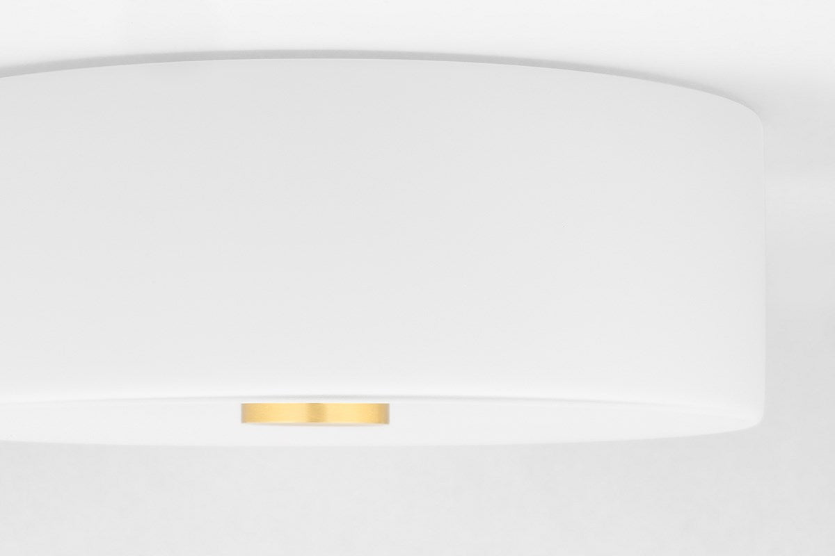 Mitzi by Hudson Valley - Sophie Modern Flush Mount in Brass - H146502-AGB