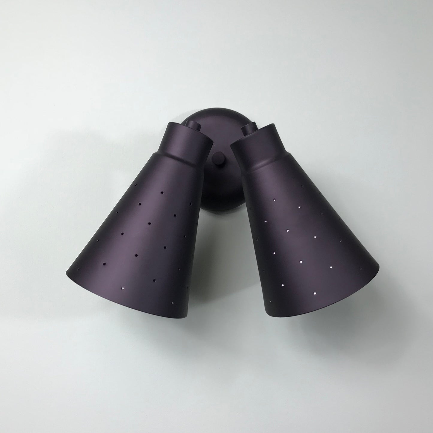 Double Swivel Cone Sconce