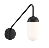 Firefly Swing-Arm Wall Sconce by Lite Source - Satin Black
