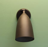 Remcraft 1076 Single Bullet Exterior Wall Sconce Rubbed Bronze