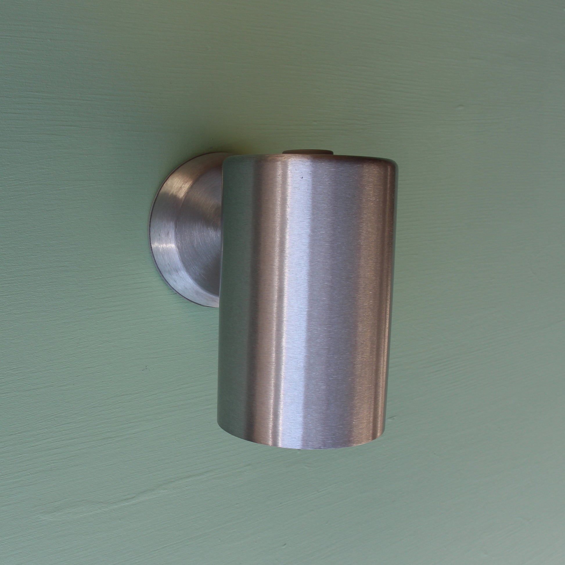 Remcraft 214 Exterior Downlight Sconce in Satin Aluminum
