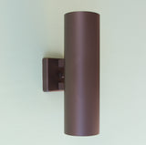Remcraft 316 Exterior Up Down Wall Sconce in Matte Bronze