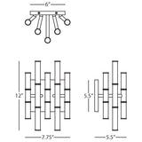 Meurice Modern 10-light Wall Sconce by Johnathan Adler