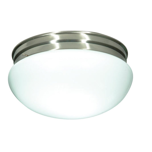 12" Mushroom Retro Glass Flush Mount