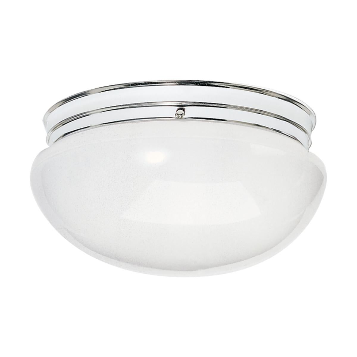 12" Mushroom Retro Glass Flush Mount