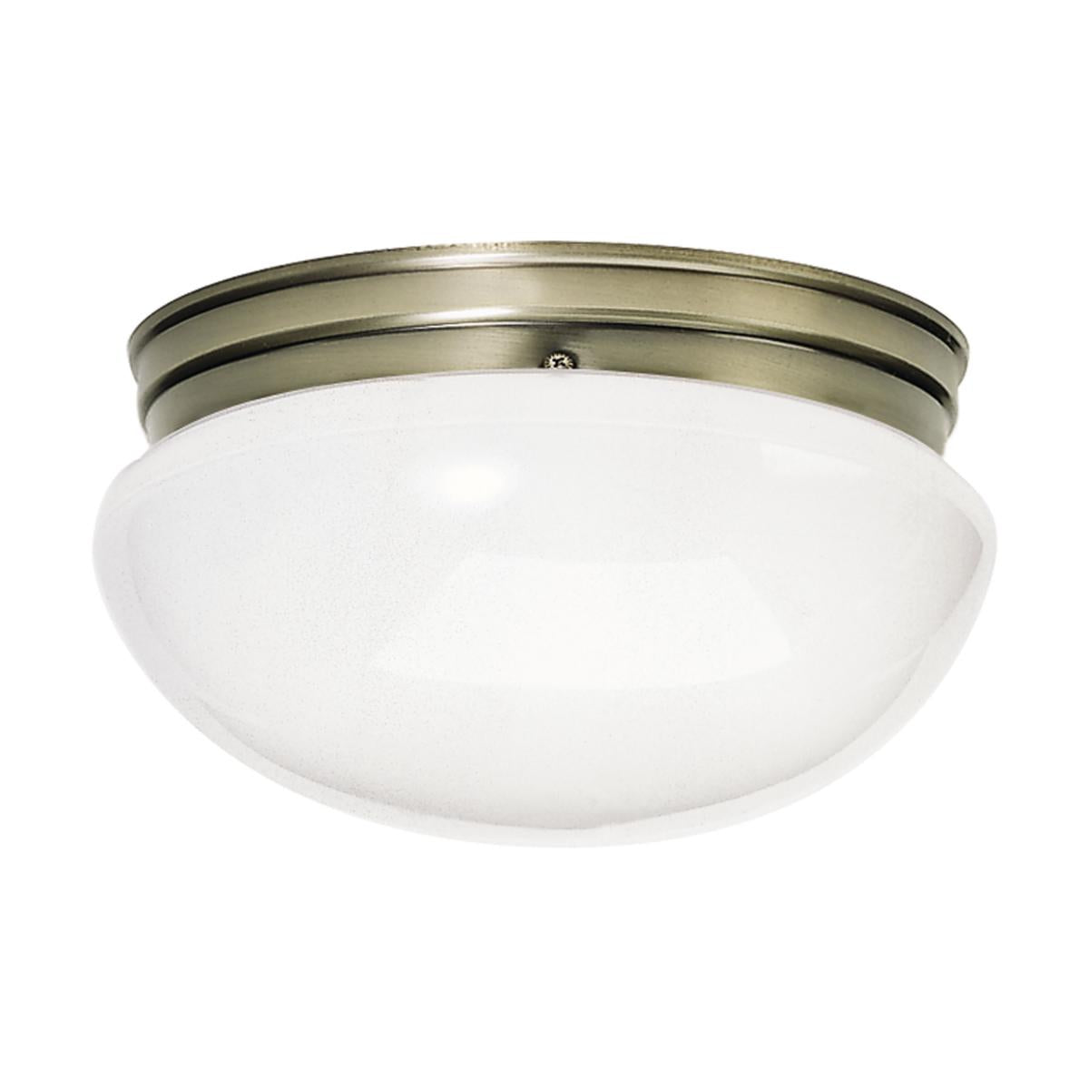 12" Mushroom Retro Glass Flush Mount