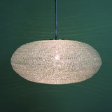 Clear Spun Acrylic Spaghetti Pendant Light by Practical Props