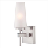 Chaddsford Modern Wall Sconce by Westinghouse in Satin Nickel