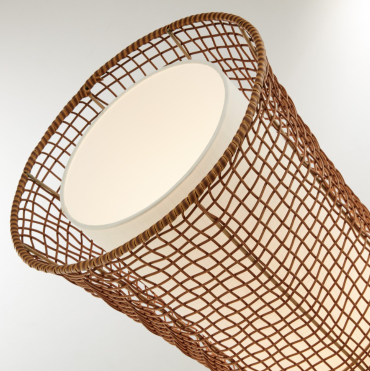 Cleavon Modern Rattan Outdoor Wireless Table Lamp