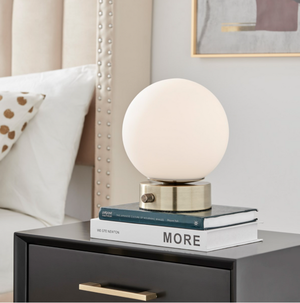 Reon Frosted Globe Table Lamp