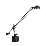 Halotech Retro LED Desk Lamp - 1980s 1990s Halogen-Style Weighted Arm Task Lamp by Lite Source