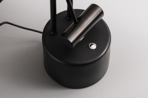 Halotech Retro LED Desk Lamp - 1980s 1990s Halogen-Style Weighted Arm Task Lamp by Lite Source