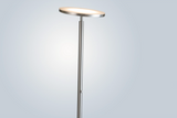 Monet Dimmable Modern LED Torchiere Floor Lamp - Brushed Nickel or Silver