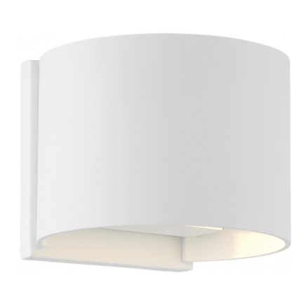 Lightgate Square Architectural LED Exterior Sconce - Matte Black or Matte White