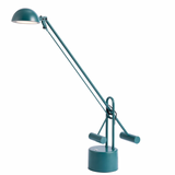 Halotech Retro LED Desk Lamp - 1980s 1990s Halogen-Style Weighted Arm Task Lamp by Lite Source