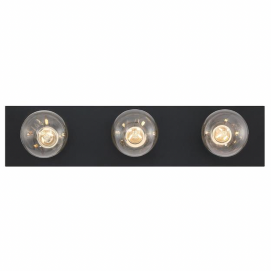 3-Light Modern Hollywood Makeup Mirror Vanity Wall Sconce 18" Bath Fixture - Polished Chrome, Polished Brass, Matte Black, or Matte White - Mid Century Modern Lighting by Practical Props