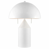 Ranae Modern Metallic Dome Table Lamp 