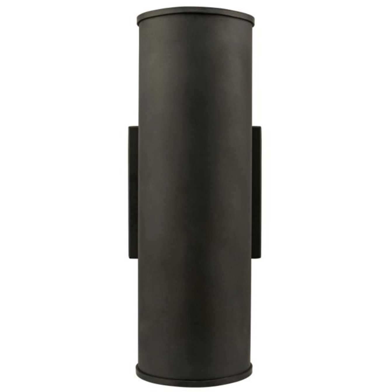 Mayslick Dimmable LED Exterior Wall Sconce - Outdoor 2-light Up-Down Cylinder Light