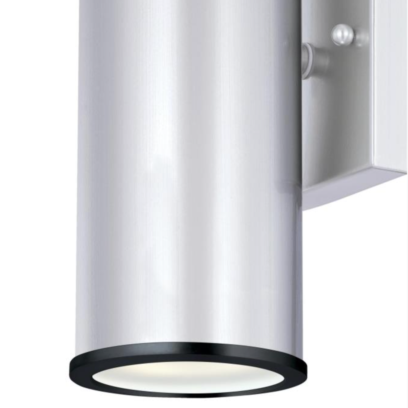 Mayslick Dimmable LED Exterior Wall Sconce - Outdoor 2-light Up-Down Cylinder Light