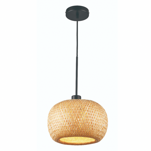 Small Rattan Egg Pendant