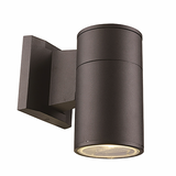 Small LED Compact Downlight Exterior Pocket 1-Light Wall Sconce