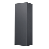 Matte Black Modern Up-Down Rectangular 1-Light Outdoor Wall Sconce Fixture