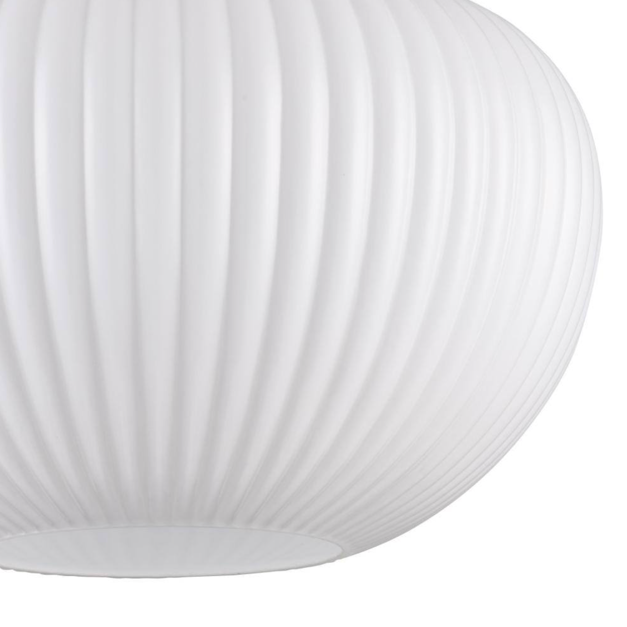 Aristo Ribbed Glass Oval Flush-mount Modern Ceiling Light in Brass or Black 