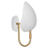 Rico Espinet Racer Modern 1-Light Wall Sconce - Modern Brass, Matte Black, Satin White