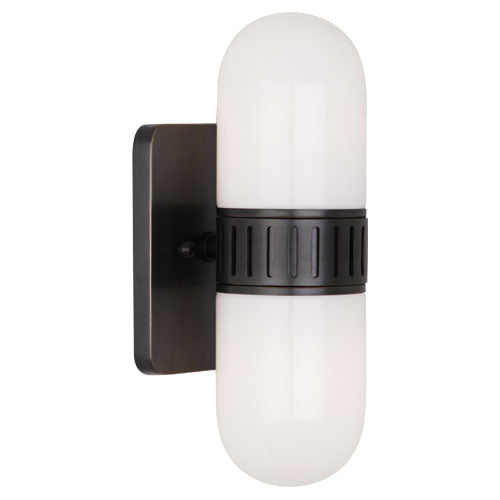Rio Modern Capsule 2-Light Wall Sconce by Jonathan Adler -  Deep Patina Bronze
