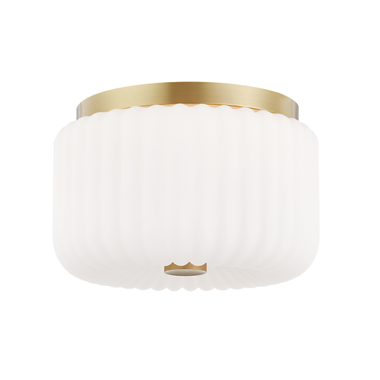 Lydia 2-Light Flush Mount Ceiling Fixture - Mitzi by Hudson Valley