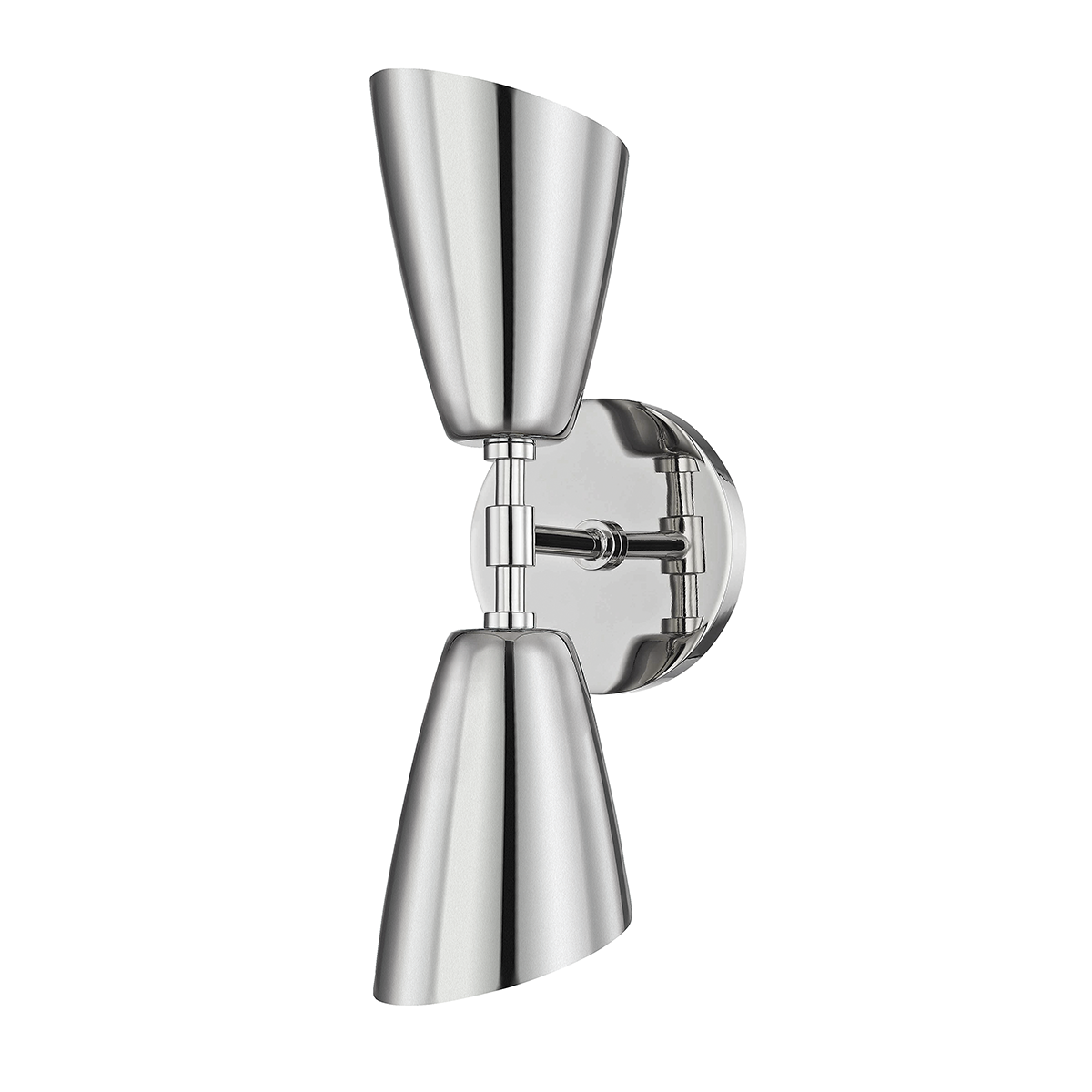 Kai 2-Light Wall Sconce in Polished Nickel