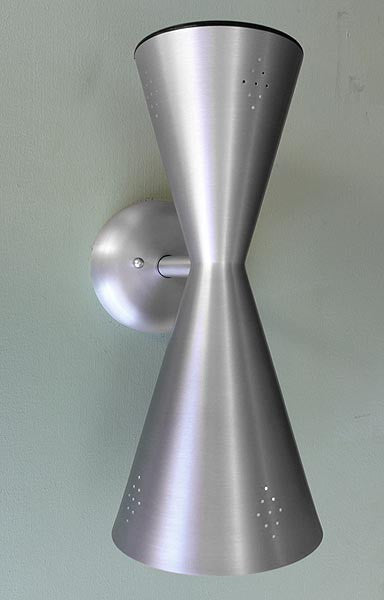 Exterior Pinhole Cone Sconce