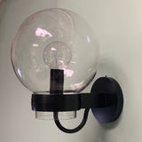 Vintage Exterior Modern Clear Globe Wall Sconce