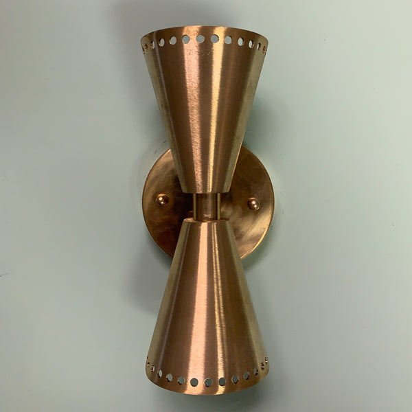 Mini Pinhole Dual Cone Sconce